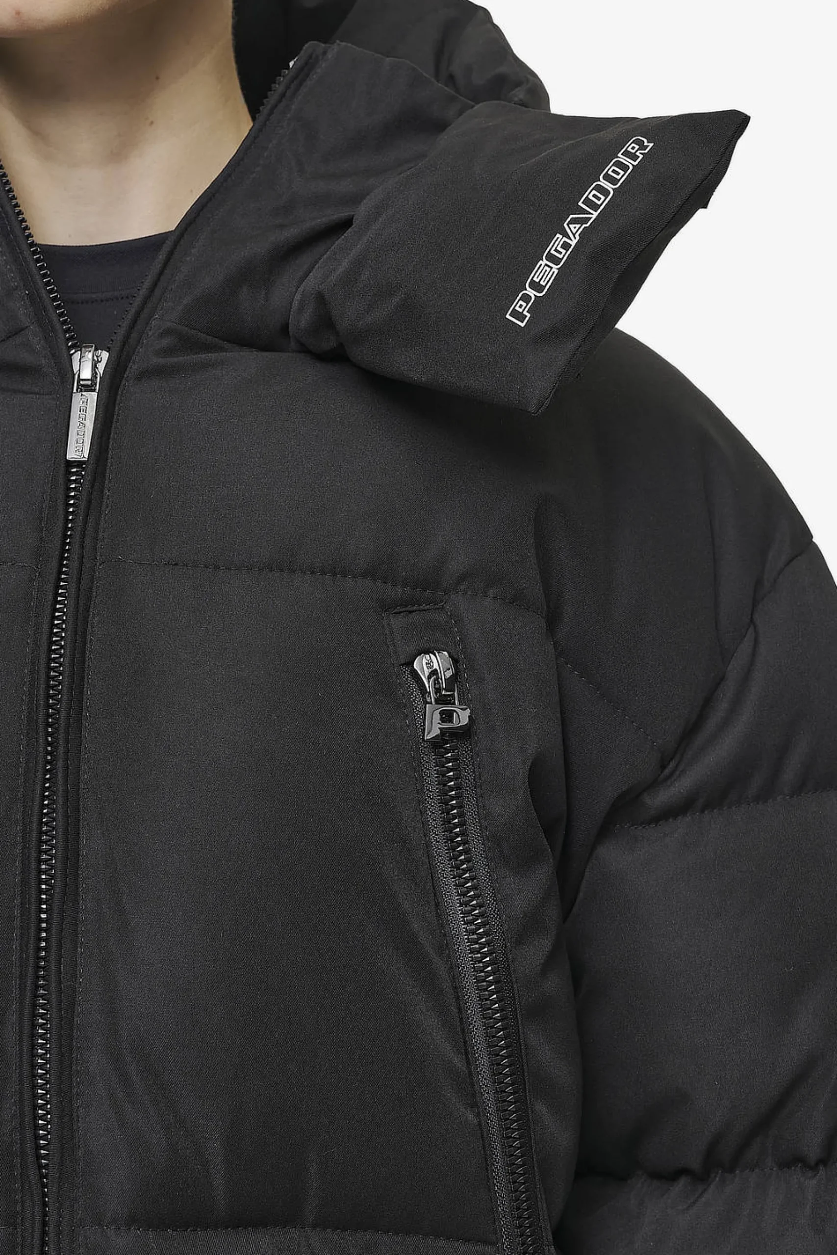 Pegador Jackets|Fira Oversized Puffer Jacket Black