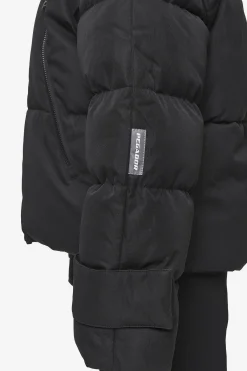 Pegador Jackets|Fira Oversized Puffer Jacket Black