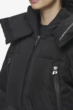 Pegador Jackets|Fira Oversized Puffer Jacket Black