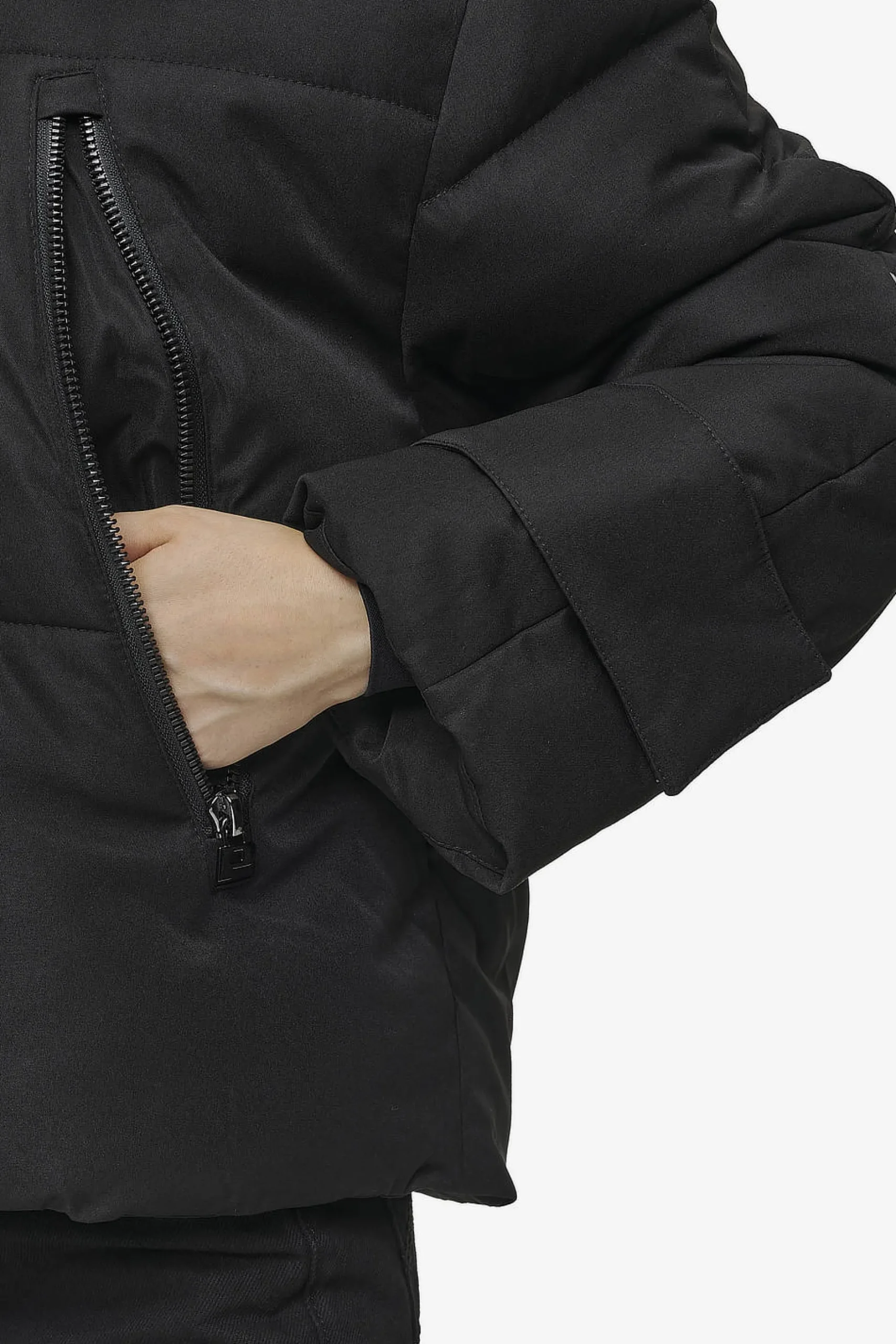 Pegador Jackets|Fira Oversized Puffer Jacket Black