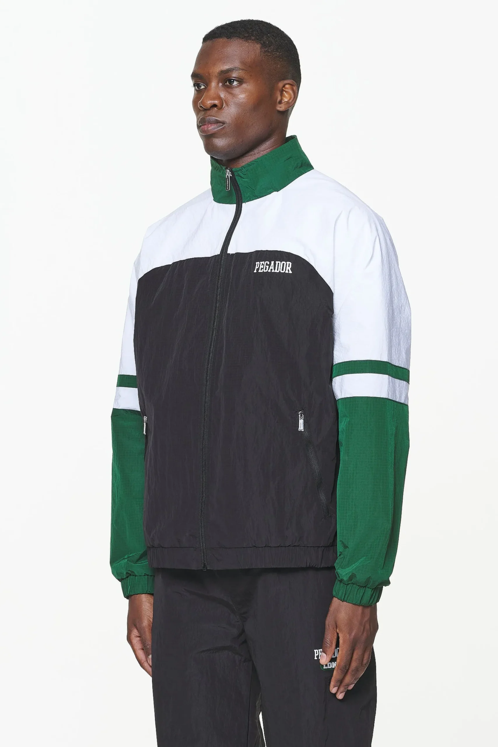 Pegador Track Jackets|Firb Track Jacket Onyx Black White