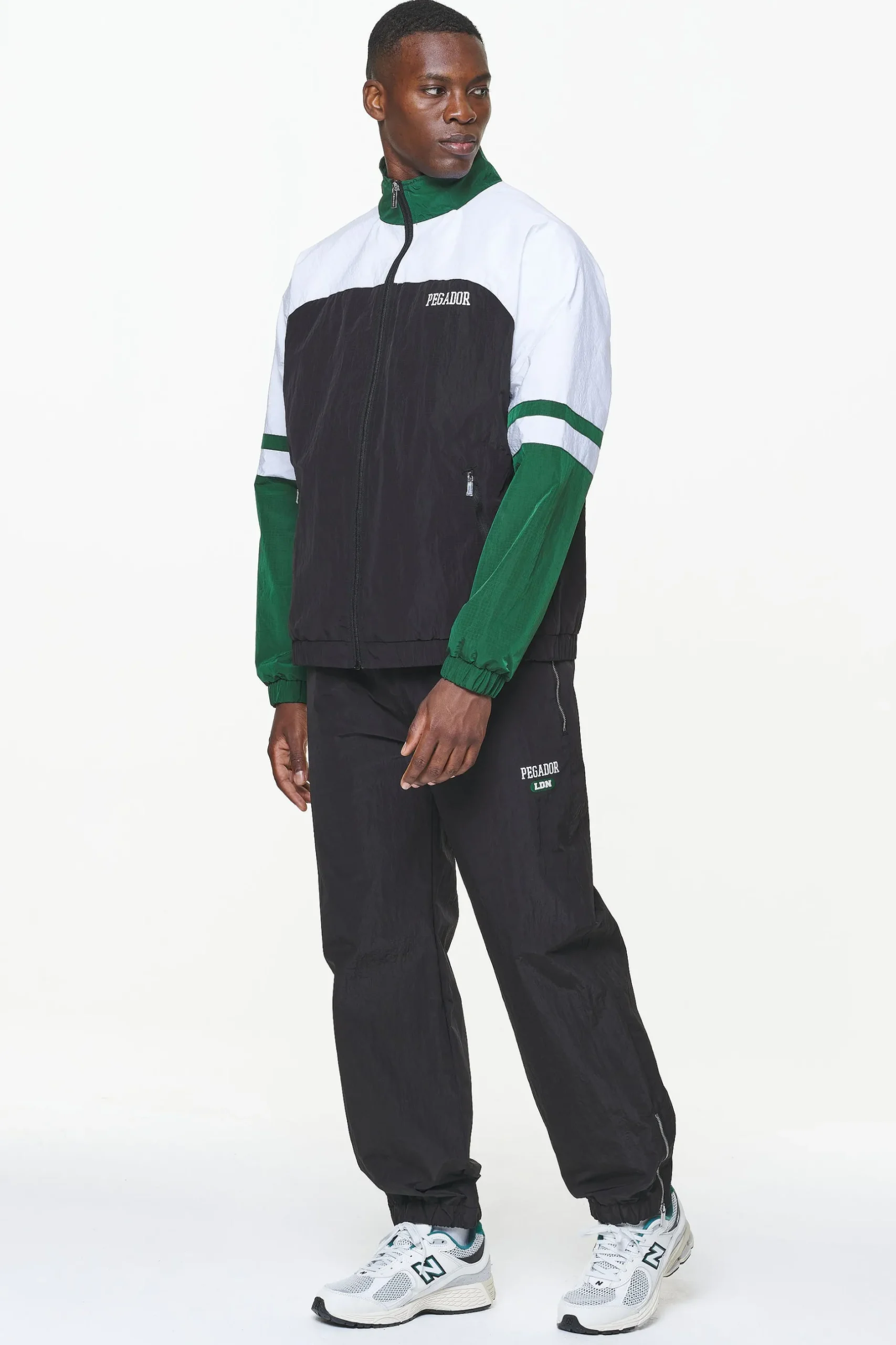 Pegador Track Jackets|Firb Track Jacket Onyx Black White
