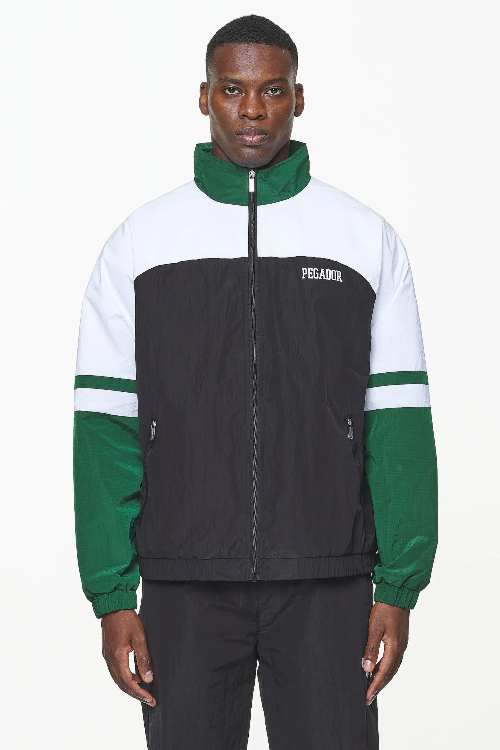 Pegador Track Jackets|Firb Track Jacket Onyx Black White