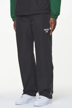 Pegador Pants & Joggers|Firb Wide Track Pants Onyx Black