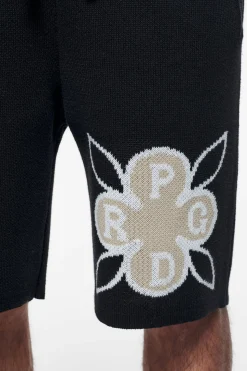 Pegador Shorts|Flanigan Knit Shorts Black