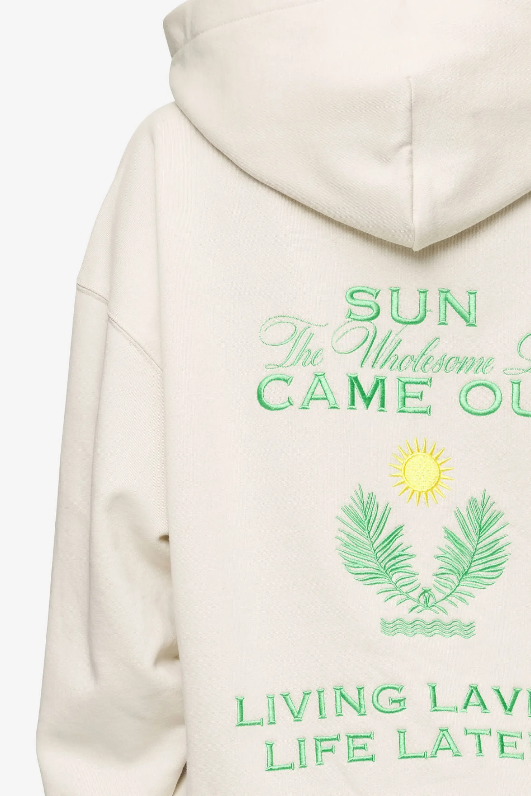 Pegador Hoodies|Zip Hoodies|Flora Sweat Jacket Washed Coast Sand
