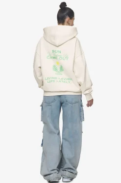 Pegador Hoodies|Zip Hoodies|Flora Sweat Jacket Washed Coast Sand