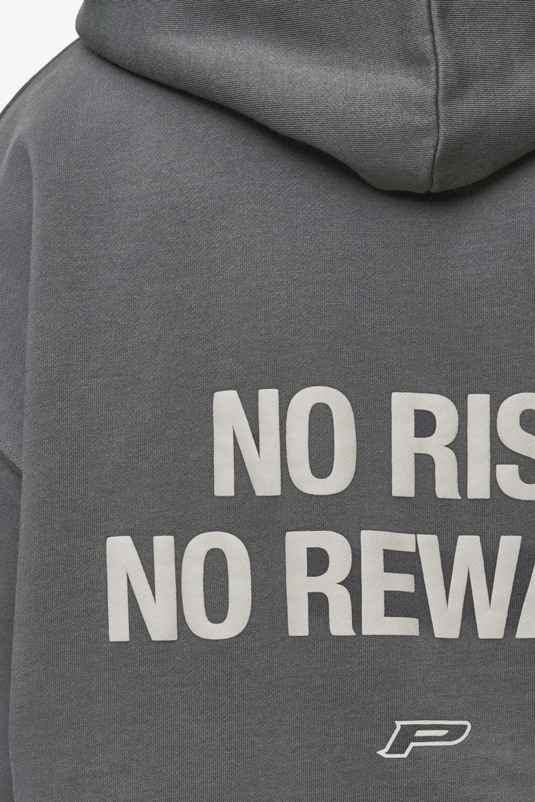 Pegador Hoodies|Fox Oversized Hoodie Washed Anthracite