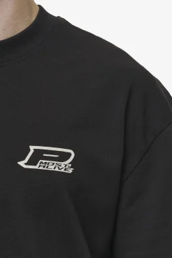 Pegador Tees|Fox Oversized Tee Washed Black