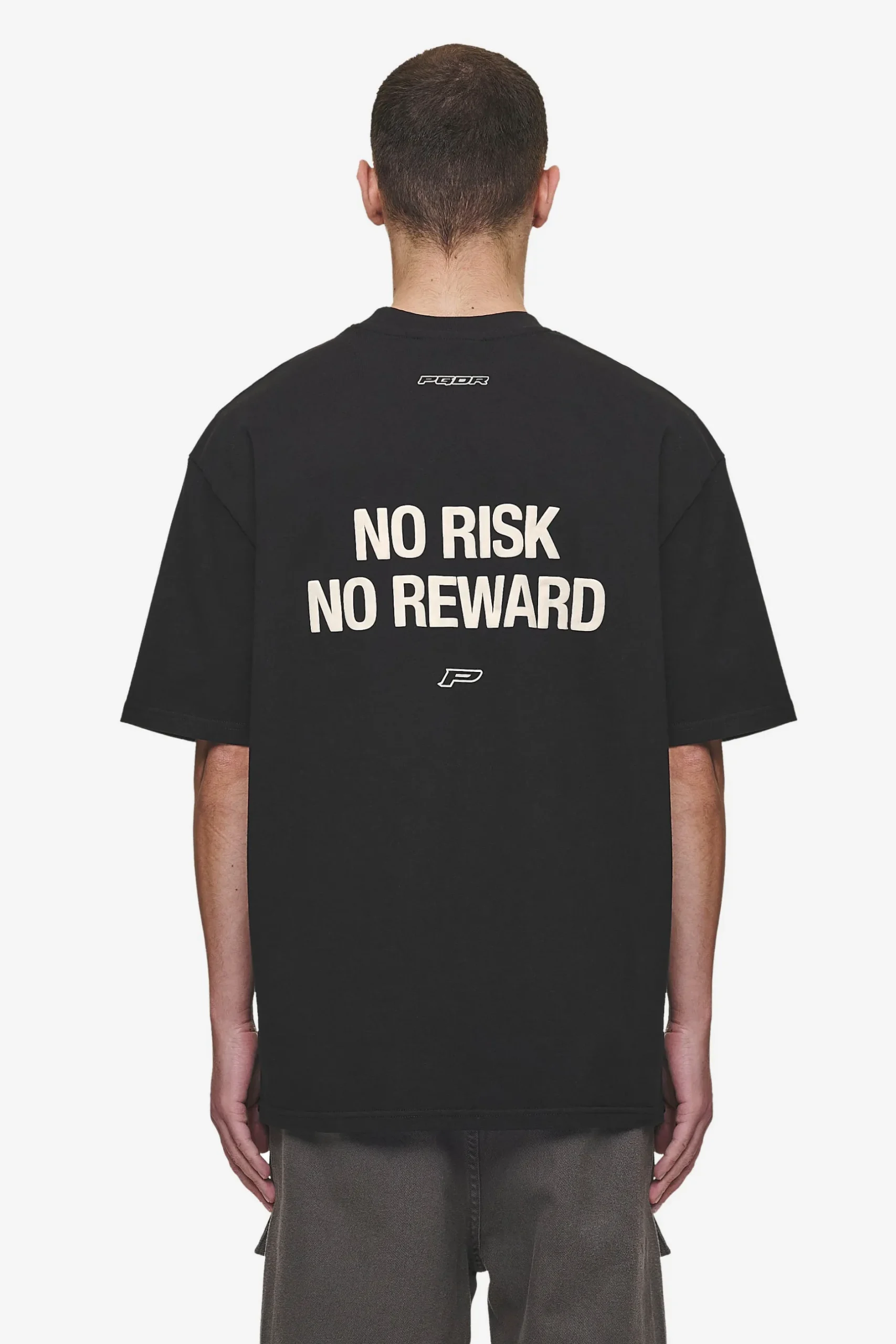 Pegador Tees|Fox Oversized Tee Washed Black