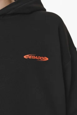 Pegador Hoodies|Furber Oversized Hoodie Black