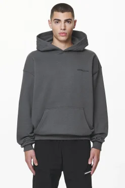 Pegador Hoodies|Furber Oversized Hoodie Washed Volcano Grey