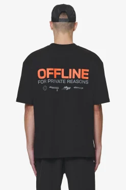 Pegador Tees|Furber Oversized Tee Black