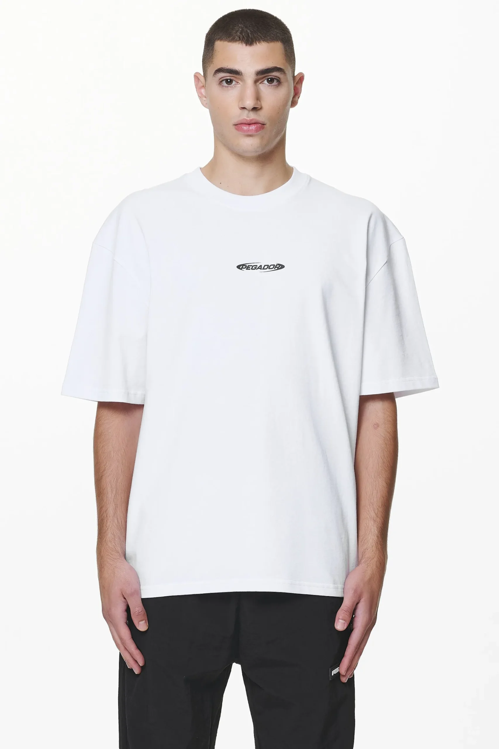 Pegador Tees|Furber Oversized Tee White