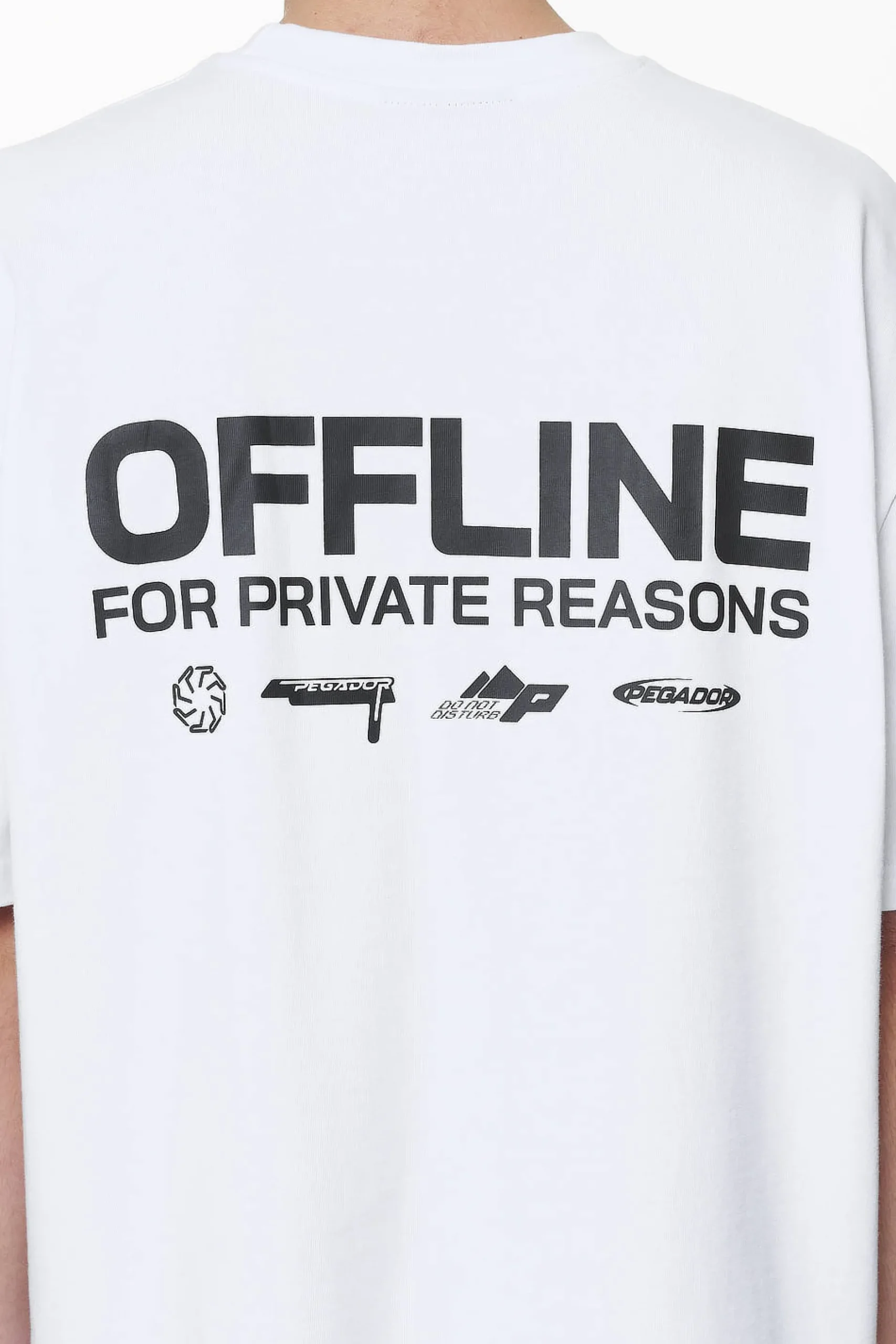 Pegador Tees|Furber Oversized Tee White