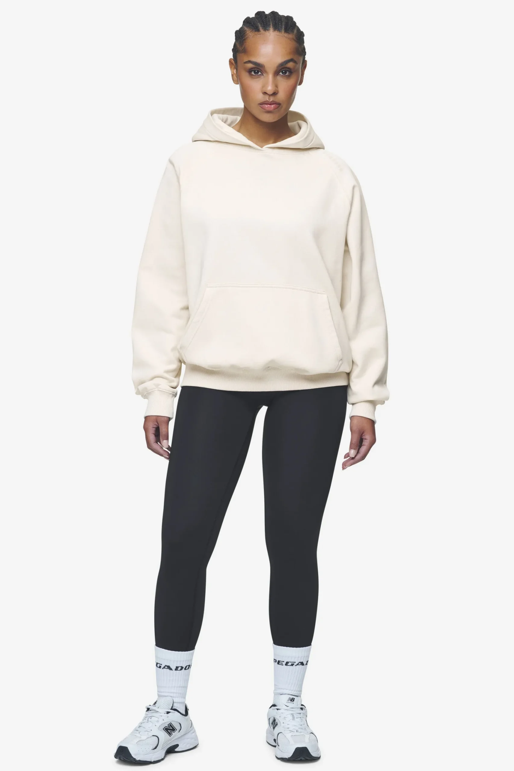 Pegador Hoodies|Gabi Oversized Hoodie Washed Coast Sand