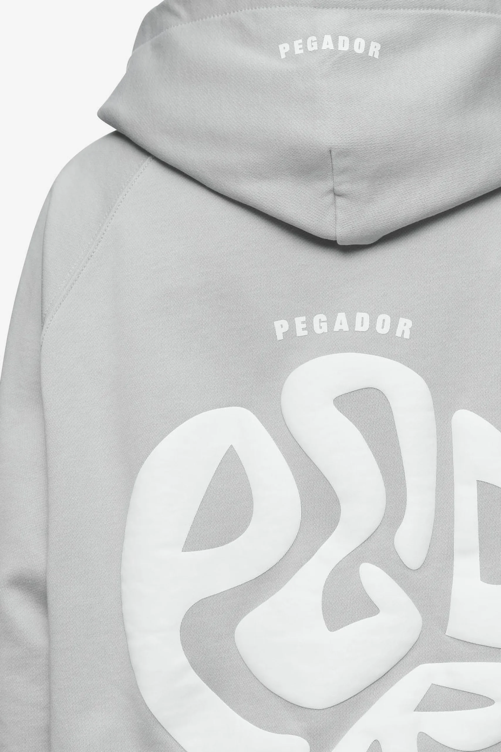 Pegador Hoodies|Zip Hoodies|Gabi Oversized Sweat Jacket Washed Sky Grey