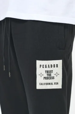 Pegador Pants & Joggers|Galt Heavy Sweat Pants Vintage Washed Black Ink