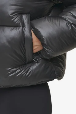 Pegador Jackets|Georgia Light Glossy Puffer Jacket Anthracite