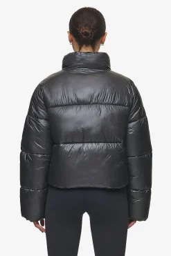 Pegador Jackets|Georgia Light Glossy Puffer Jacket Anthracite