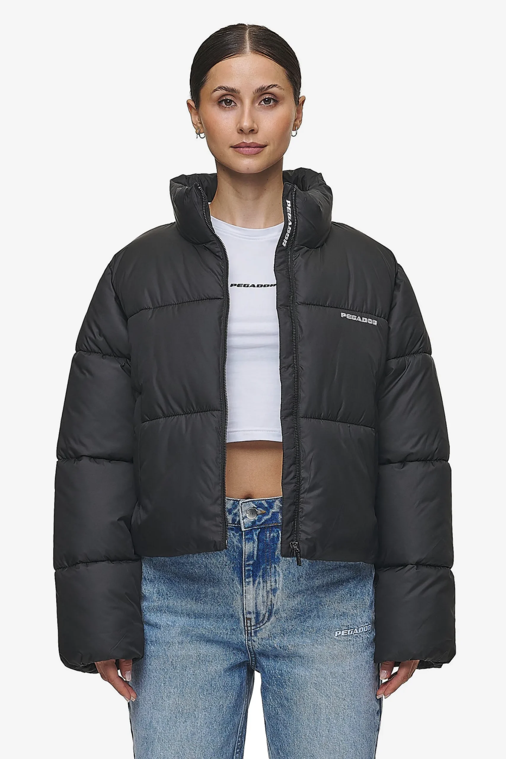 Pegador Jackets|Georgia Puffer Jacket Black