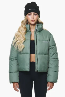 Pegador Jackets|Georgia Puffer Jacket Garden Green