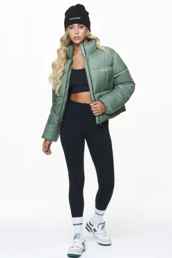 Pegador Jackets|Georgia Puffer Jacket Garden Green