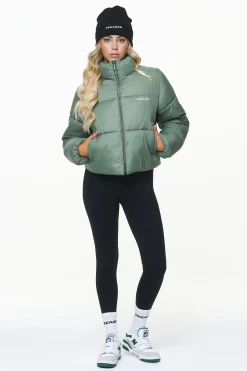Pegador Jackets|Georgia Puffer Jacket Garden Green