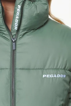 Pegador Jackets|Georgia Puffer Jacket Garden Green