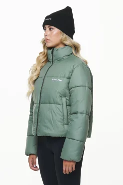 Pegador Jackets|Georgia Puffer Jacket Garden Green
