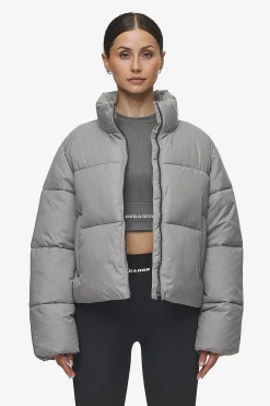 Pegador Jackets|Georgia Puffer Jacket Rock Grey