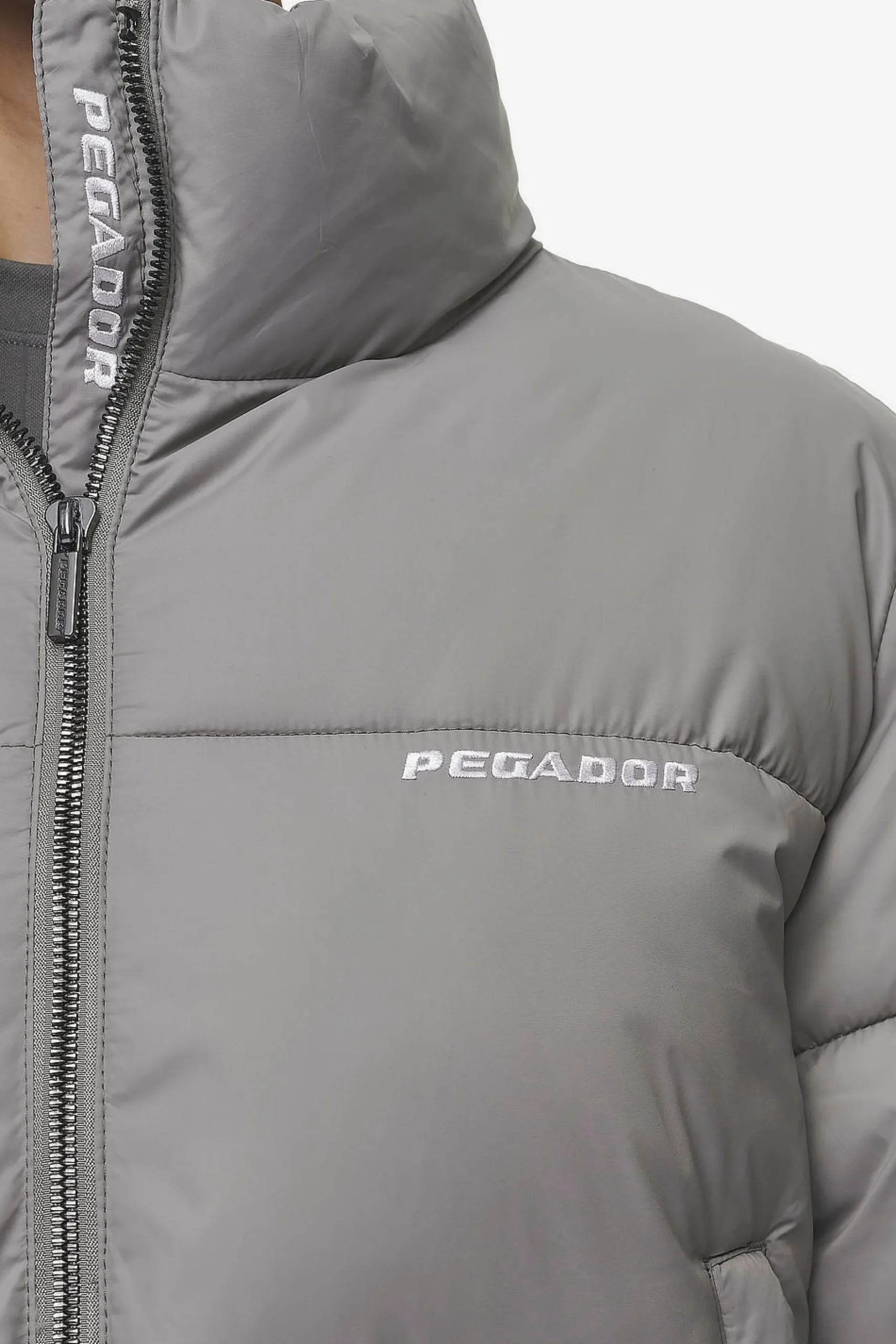 Pegador Jackets|Georgia Puffer Jacket Rock Grey