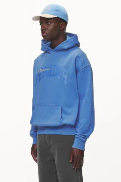 Pegador Hoodies|Gilford Oversized Hoodie Washed Retro Blue