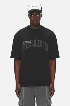 Pegador Tees|Gilford Oversized Tee Washed Black