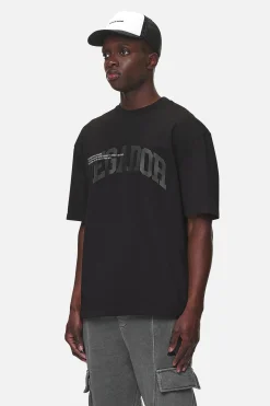 Pegador Tees|Gilford Oversized Tee Washed Black