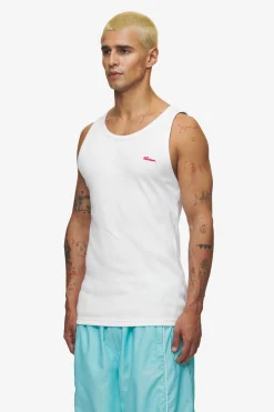 Pegador Tees|Gino Rib Undershirt White Red