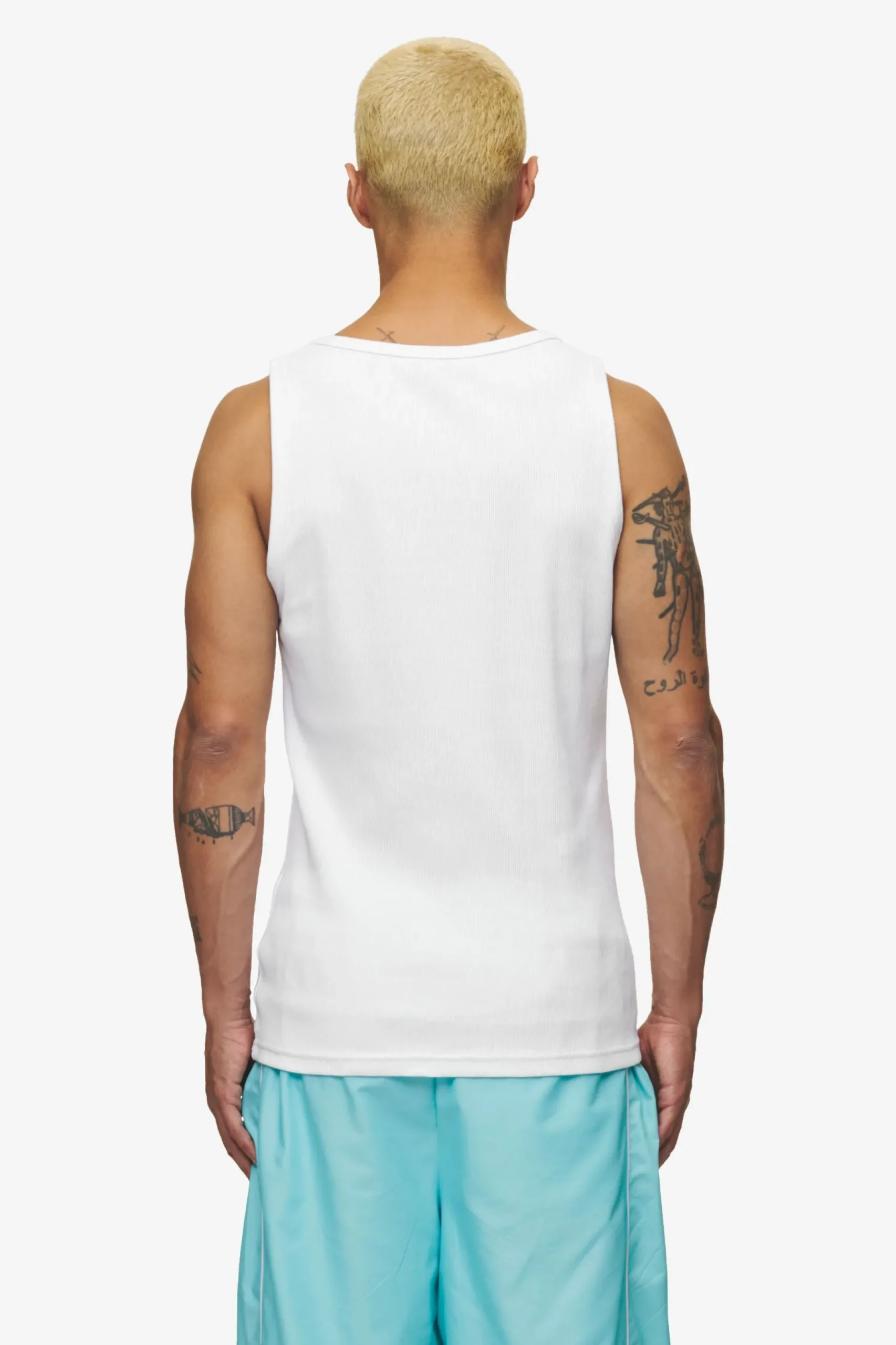 Pegador Tees|Gino Rib Undershirt White Red