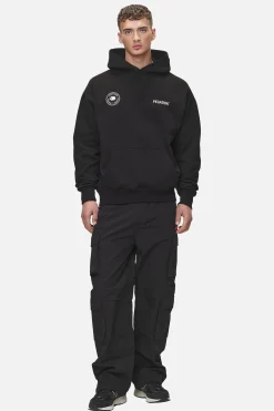 Pegador Hoodies|Gordan Oversized Hoodie Washed Black