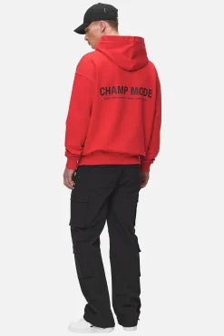 Pegador Hoodies|Gordan Oversized Hoodie Washed Red
