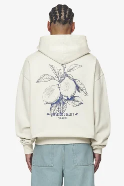 Pegador Hoodies|Zip Hoodies|Goret Oversized Sweat Jacket Washed Salty Cream