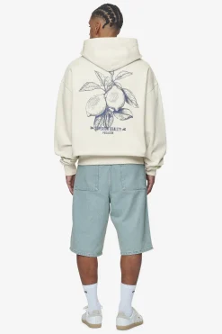 Pegador Hoodies|Zip Hoodies|Goret Oversized Sweat Jacket Washed Salty Cream
