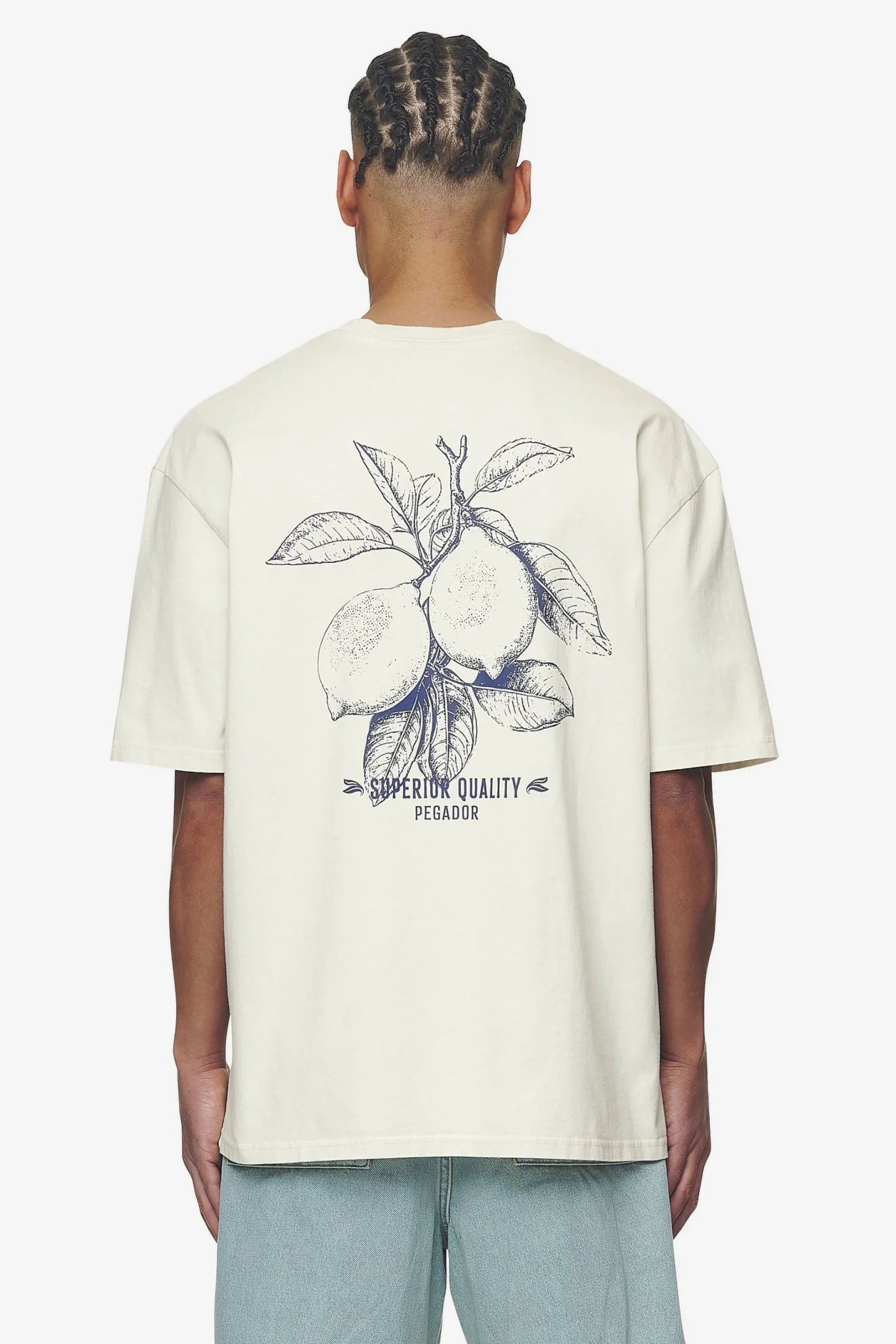 Pegador Tees|Goret Oversized Tee Washed salty cream