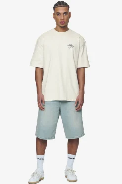 Pegador Tees|Goret Oversized Tee Washed salty cream