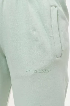 Pegador Pants|Grace High Waisted Sweat Pants Vintage Washed Milky Green Gum