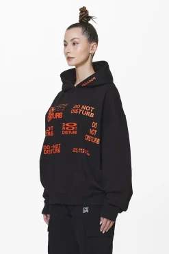 Pegador Hoodies|Groven Oversized Hoodie Black