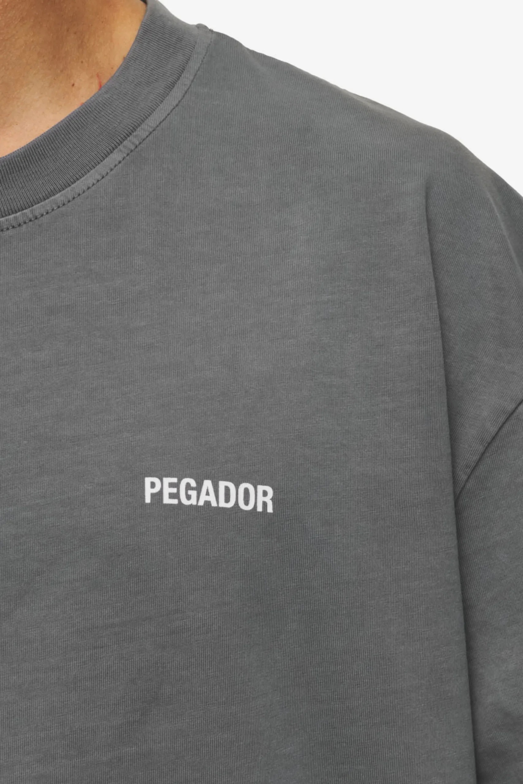 Pegador Tees|Gulati Oversized Tee Vintage Grey