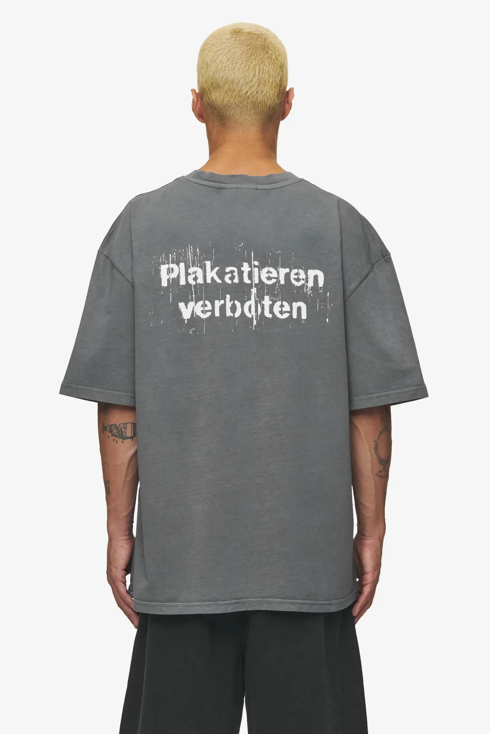 Pegador Tees|Gulati Oversized Tee Vintage Grey