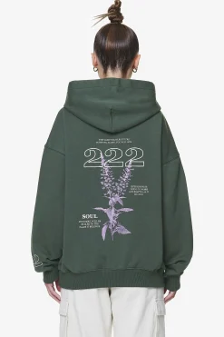 Pegador Hoodies|Habo Oversized Hoodie Washed Sage Green