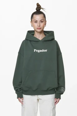 Pegador Hoodies|Habo Oversized Hoodie Washed Sage Green