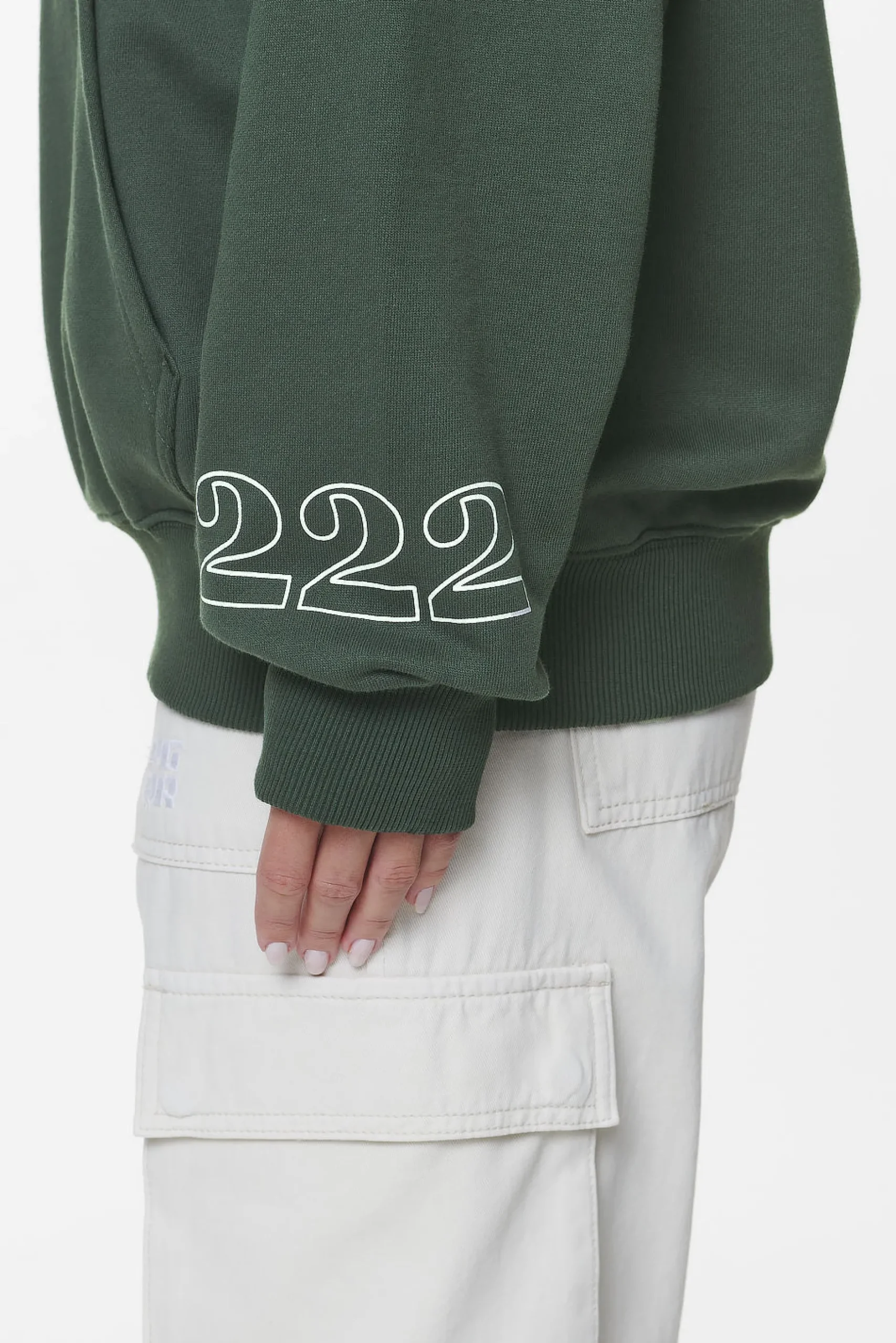 Pegador Hoodies|Habo Oversized Hoodie Washed Sage Green